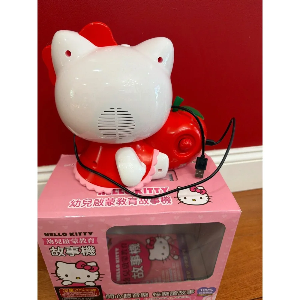 Sanrio Hello Kitty‎ Story Machine Kids Red White Apple Audio Player OS